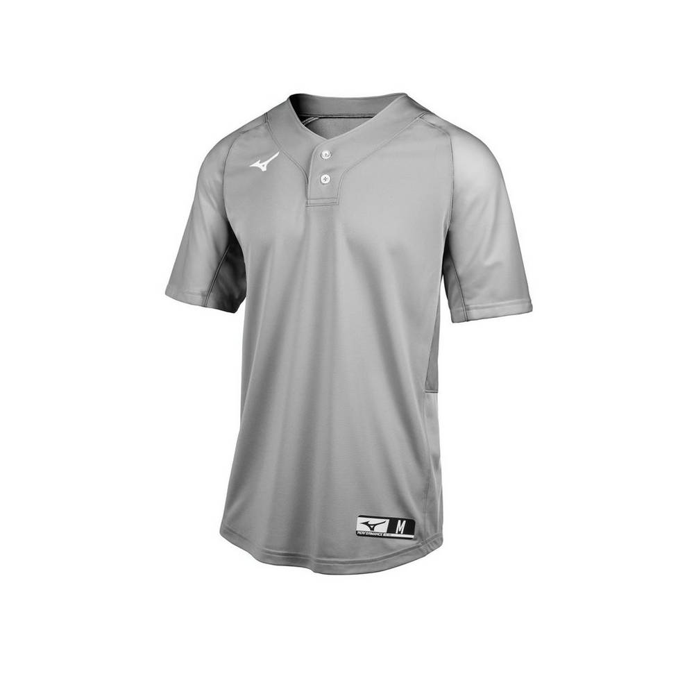 Panske Dresy Mizuno Aerolite 2-Button Baseball Siva Vypredaj ONIX53128